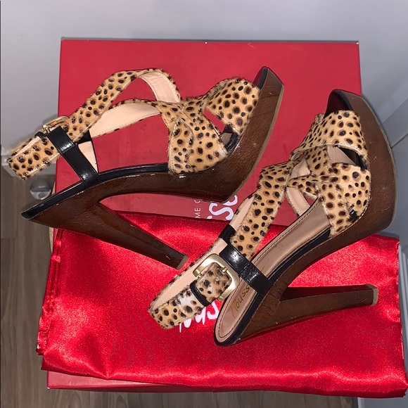 Jerome C. Rousseau Pony Hair Slingback Heels - Picture 6 of 6